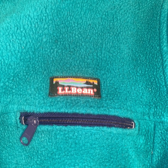 L.L. Bean Teal jacket. - Picture 2 of 5